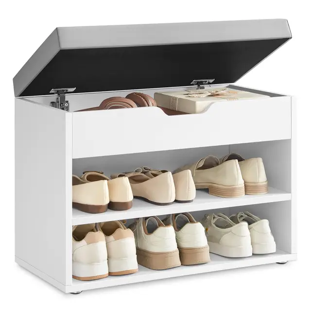 vasagle custos schuhbank 60 cm mit