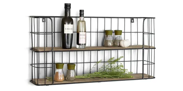 lifa living schweberegal holz metall 66