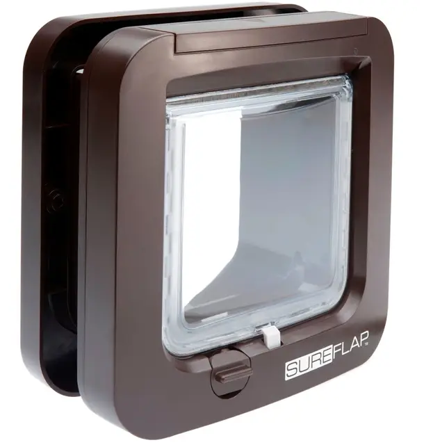 SureFlap Mikrochip-Katzenklappe SUR001BR braun
