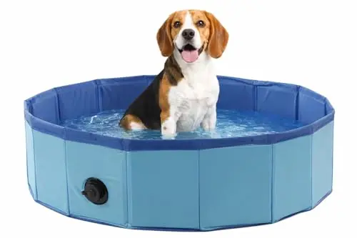 Flamingo Hundepool Rund Blau 80 × 20 cm