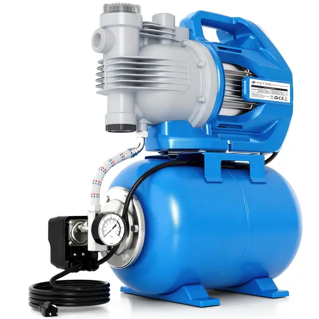 FOTING Hauswasserwerk JP1300P1-T 1300 W mit 24 L Kessel
