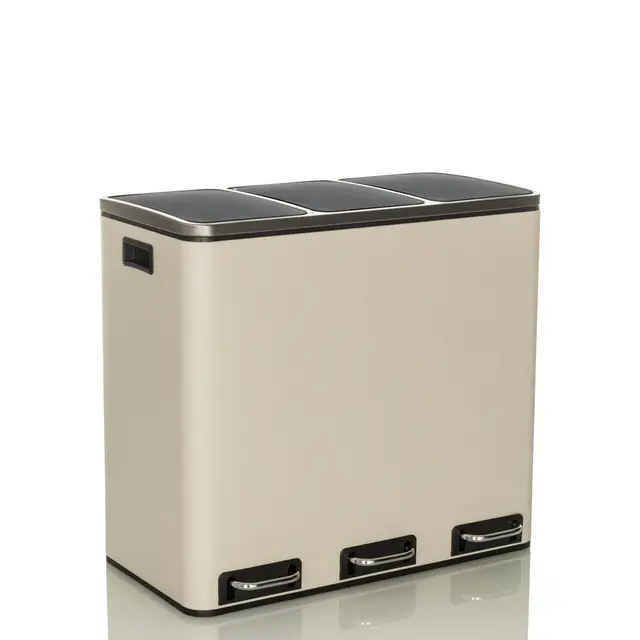 hjh office mülleimer 3x18l clean ix