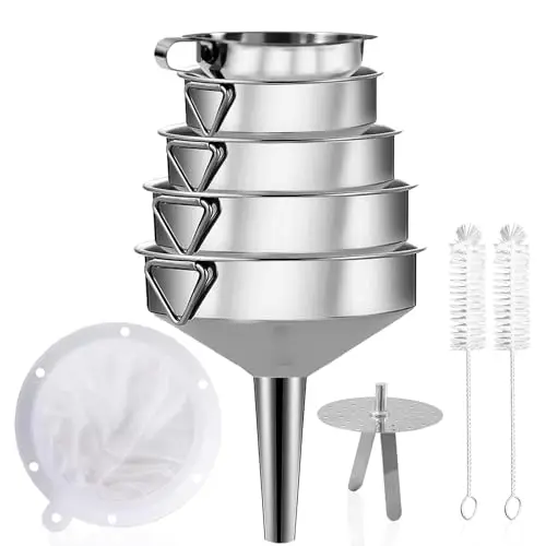 gucass edelstahl trichter set 9 teilig