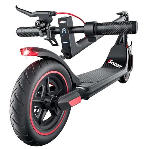 E Scooter mit Straßenzulassung für Erwachsene Teenager 14+ mit App, Max 30/20km Reichweite 20km/h, ABE Faltbarer E Roller mit 10/8.5 Zoll Luftreifen, Leicht Tragbar Elektroroller für Stadtpendler