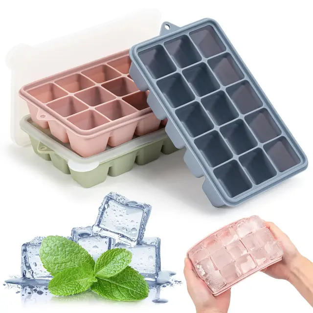 bafiwu silikon eiswürfelform 3er set 15
