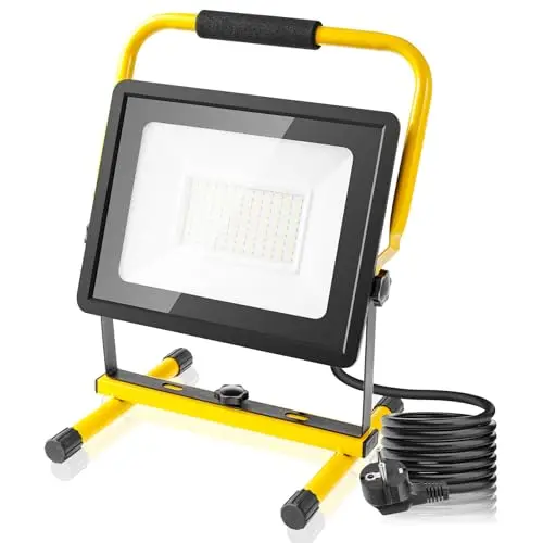 wowspeed led baustrahler 100w 10000lm