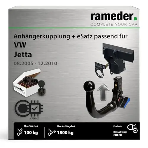 Rameder Anhängerkupplung für VW Jetta III