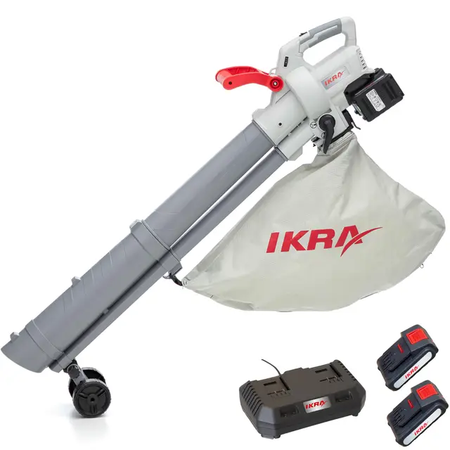 ikra akku 3in1 laubbläser laubsauger