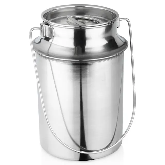 vilde milchkanne 3,2 l edelstahl mit