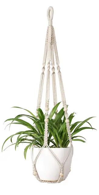 mkouo makramee blumenampel boho