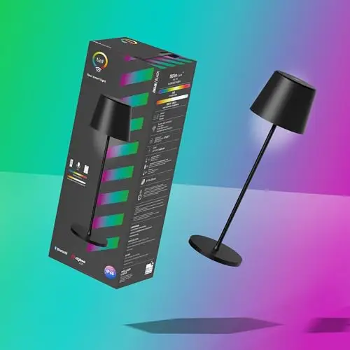tint dalia schwarz led-tischleuchte
