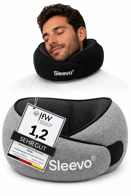 sleevo nackenkissen memory foam