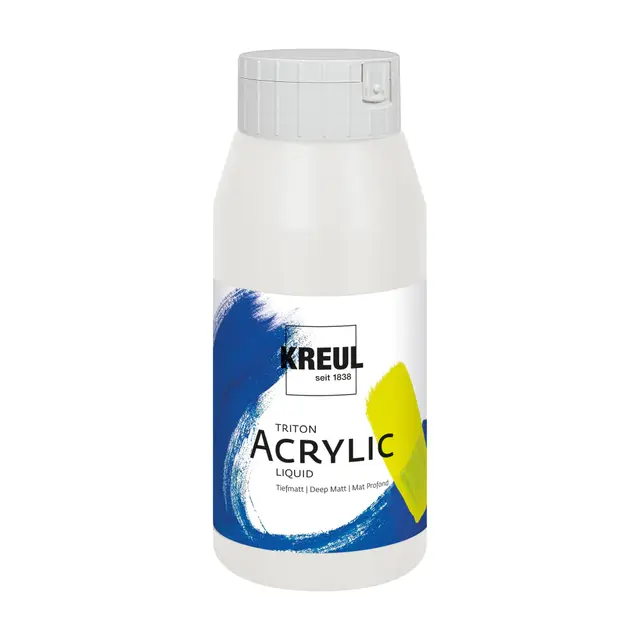 kreul triton acrylic liquid weiß 750 ml