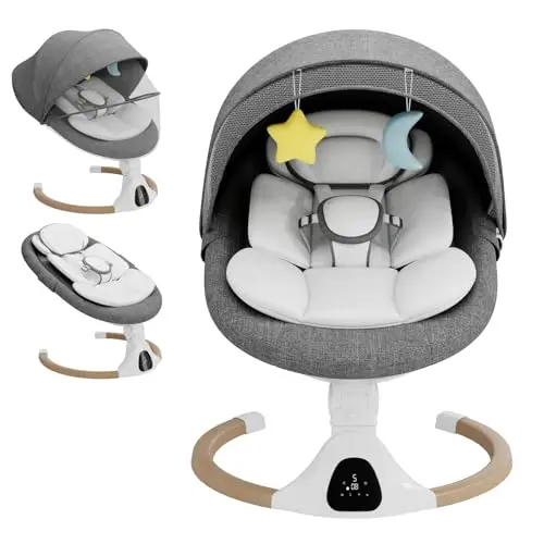 cozydwells D008W Elektrische Babyschaukel