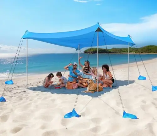 rhino valley strandmuschel 3x3m
