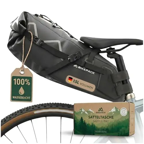 bikepack satteltasche fahrrad 15l