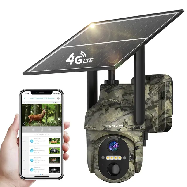 Lemnoi 4G LTE Solar Wildkamera 2K