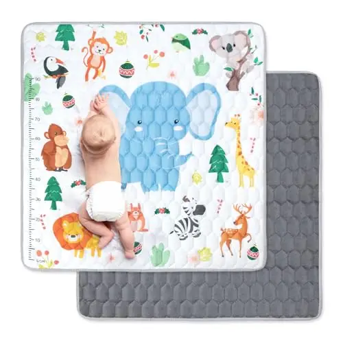 funsland krabbelteppich baby 127x127cm