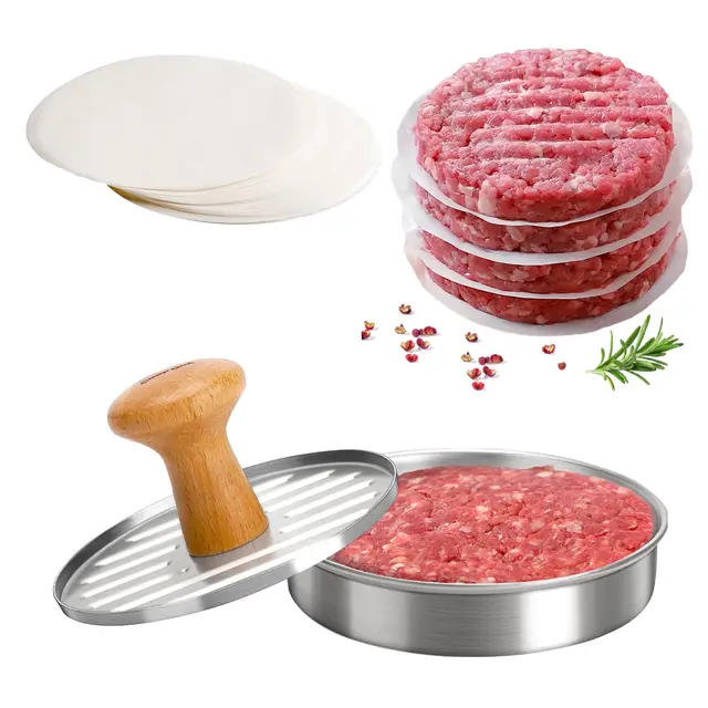 havenchef burgerpresse edelstahl mit