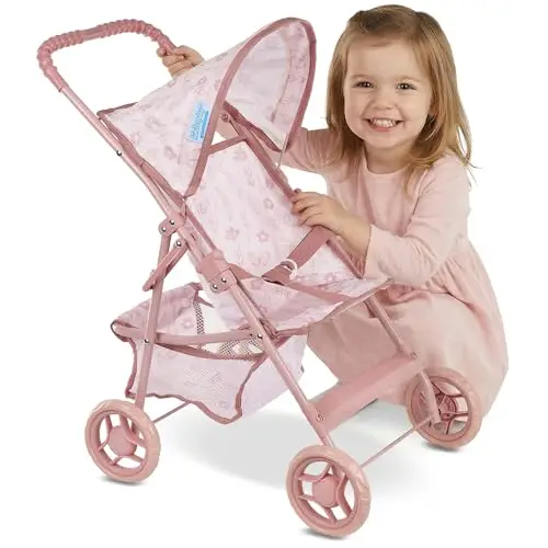 kinderplay kp0280a puppenbuggy rosa
