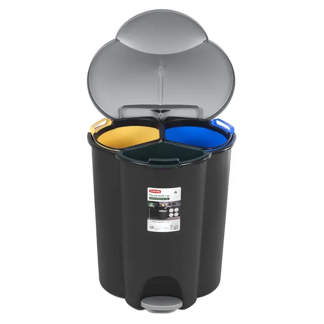 curver trio v2 mülltrenner 40l 3-fach