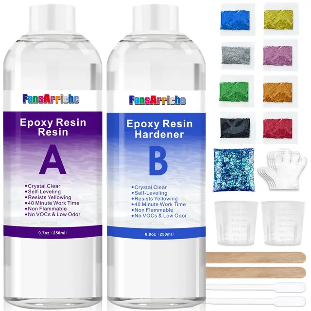 fansarriche epoxy harz transparent