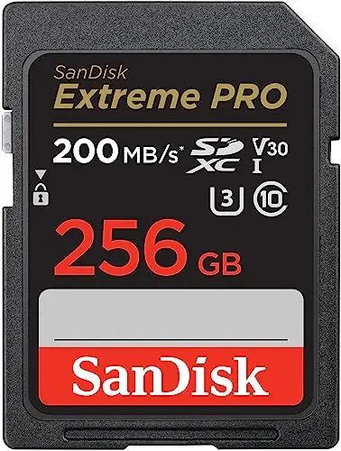 sandisk extreme pro sdxc 256gb