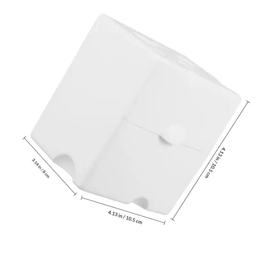 Käse Aufbewahrungsbox für Kühlschrank 650ml Abs Material Weiß Käseförmiger Behälter mit Hoher Haltbarkeit und Praktischer Anwendung