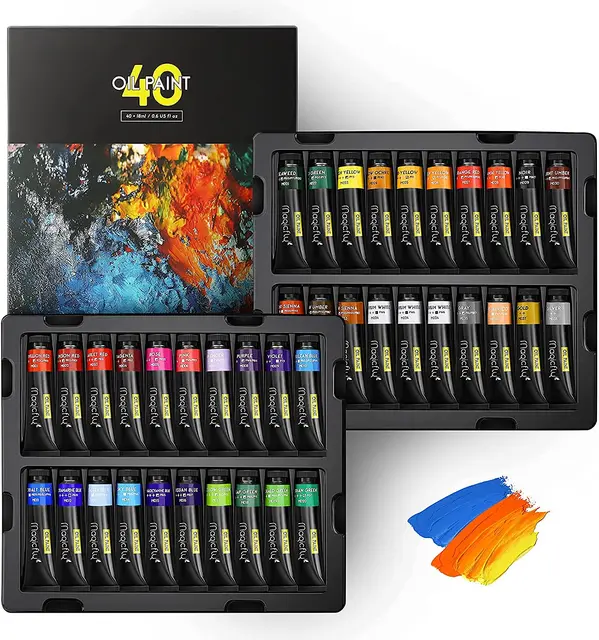 magicfly ölfarben 40 stück 18ml tubes