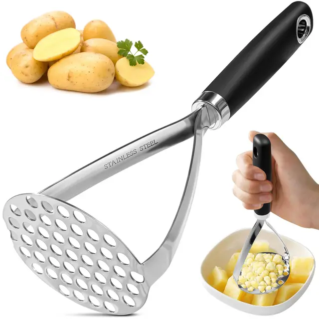 voozomo kartoffelpresse edelstahl 26 cm