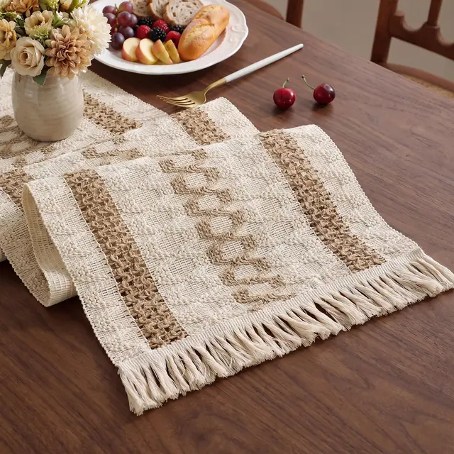guiziyao tischläufer boho 30x180cm mit