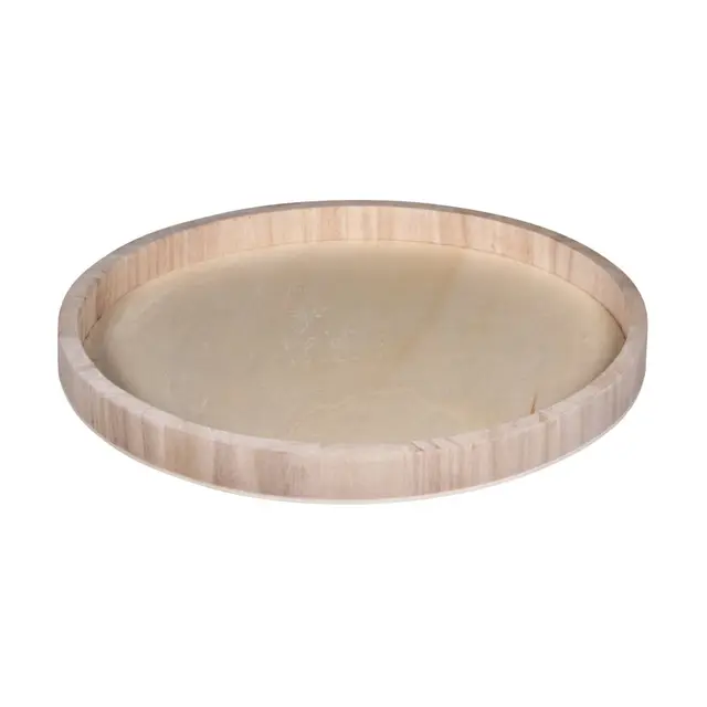 rayher holz-tablett 30cm rund fsc mix