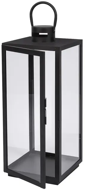 sevico metall laterne schwarz 28cm