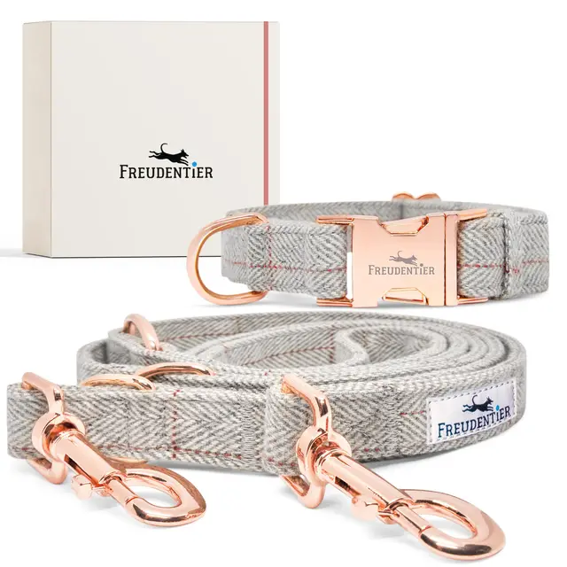 freudentier hundehalsband leine set