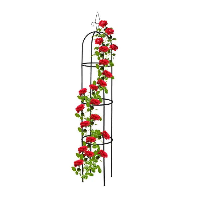 relaxdays rankhilfe obelisk 200 cm