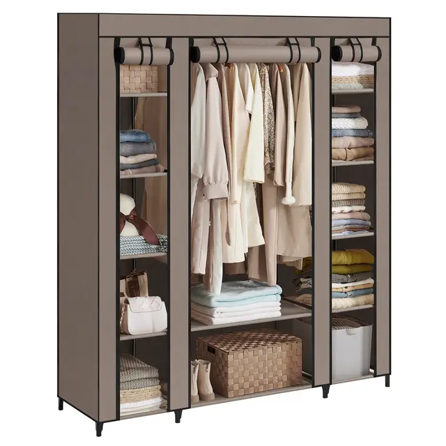 songmics stoffschrank 12 fächer