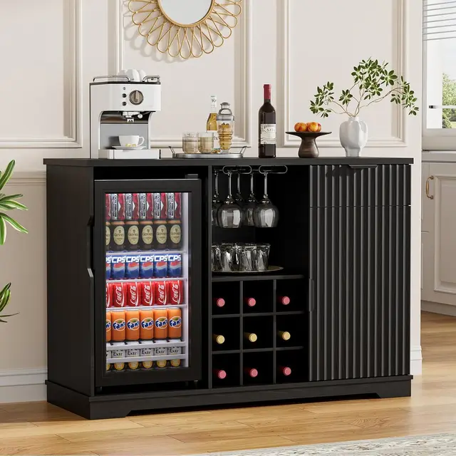 aauro home wr006b barschrank mit
