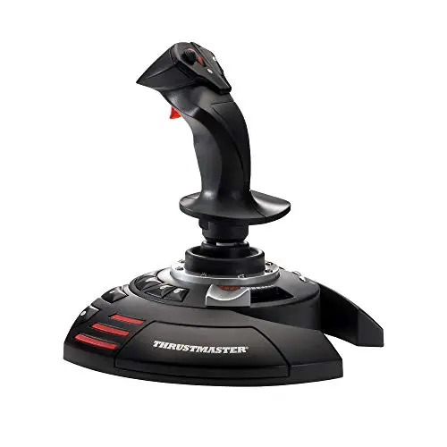 Thrustmaster T.Flight Stick X: Der ultimative Einsteiger-Joystick für PC – Sofort einsatzbereit (Plug & Play) – Ergonomisch mit Drehgriff-Ruder & Schnellfeuer-Trigger – Ideal für Flugsimulatoren