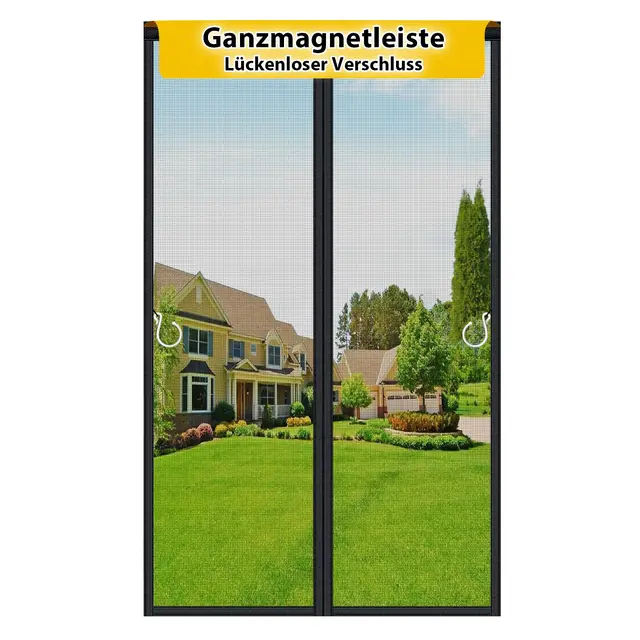 hofudon fliegengitter balkontür magnet