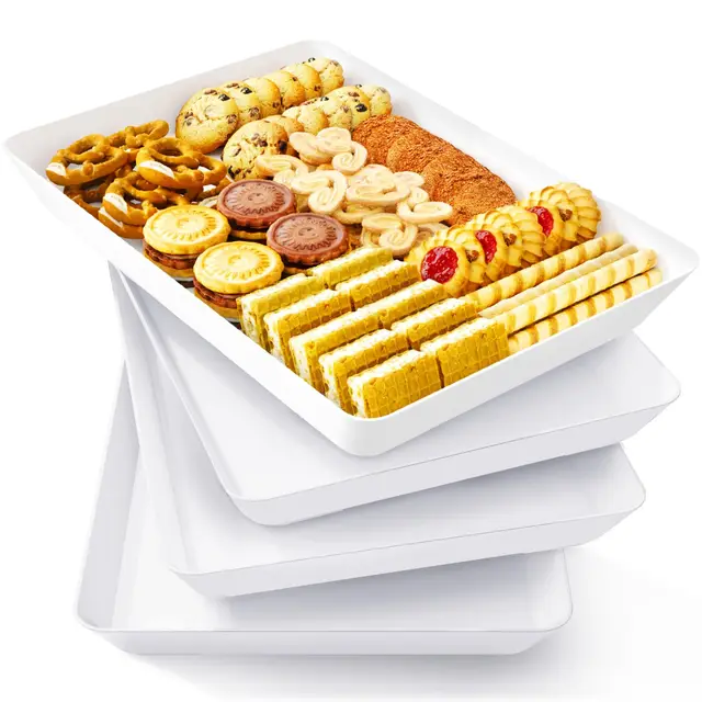 lifewit servierplatte 4er-set