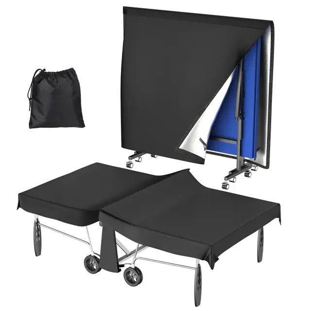 Alyoen Tischtennisplatte Abdeckung für Universal 274x152,5CM Tische, Wasserdichte Ping Pong Tischdecke für Outdoor & Indoor