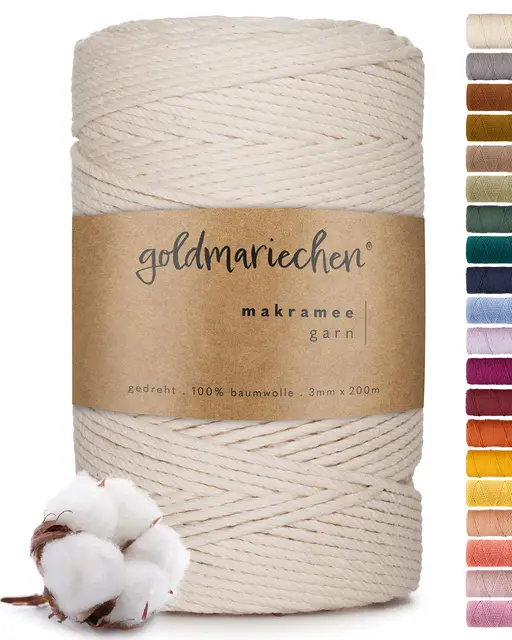 goldmariechen premium makramee garn