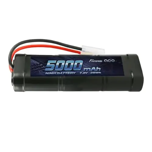 Gens ace 7,2V RC Batterie NiMH Akku 6S 5000mAh 50C mit TMY Stecker für LKW RC Auto Flugzeug Hubschrauber Boot LKW Auto