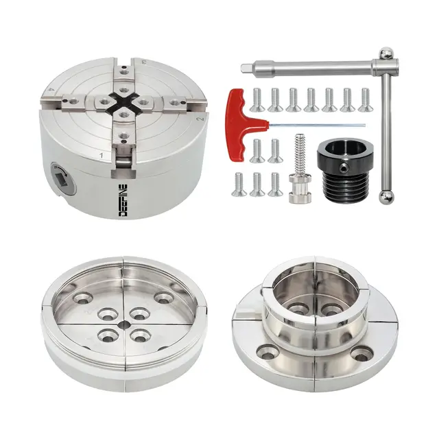 DEEFIINE 4-Backen-Drechselfutter 100 mm M33/M18 selbstzentrierend