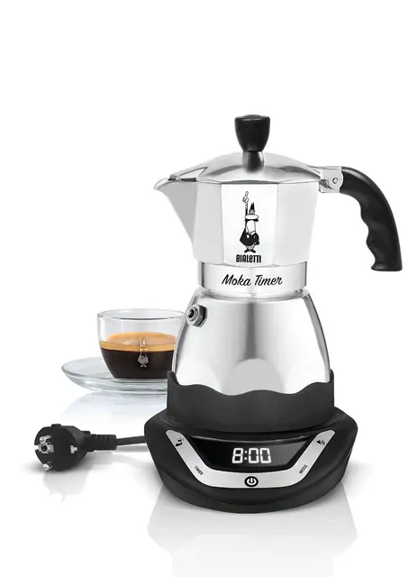 bialetti moka elektrisch timer