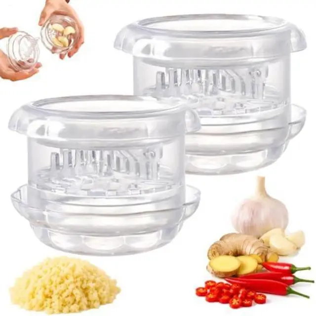 2x manuelle knoblauchpresse twister &