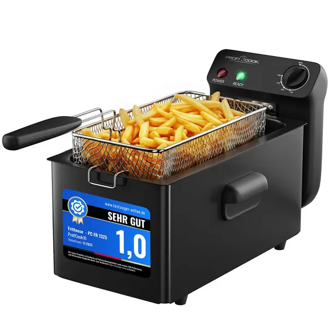proficook pc-fr 1325 friteuse 3l 2000w