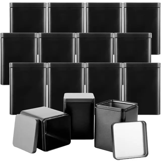 shuess teedosen metall 15 stück 8x8x11