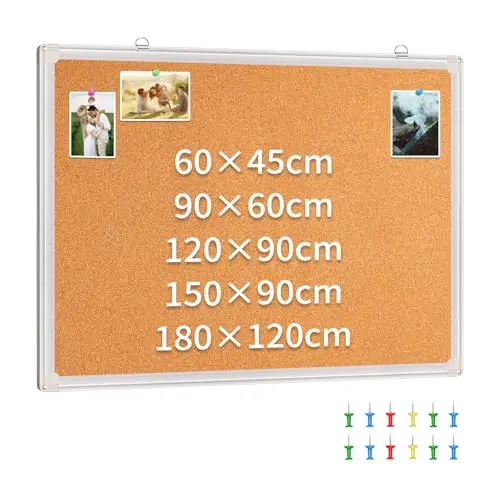 maxtek pinnwand kork 60 x 45 cm