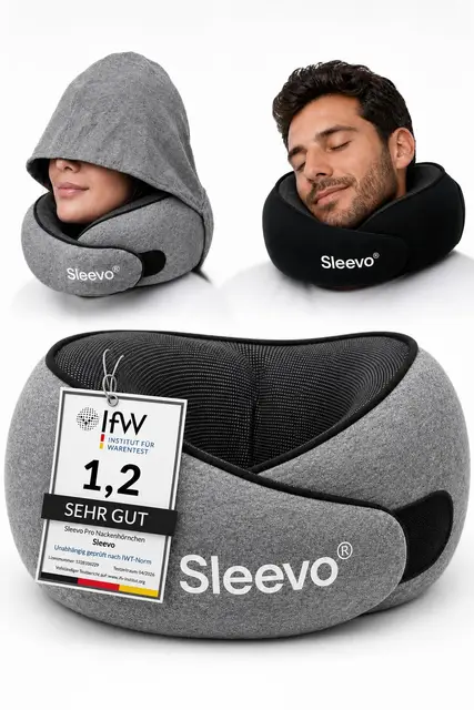 sleevo pro nackenkissen memory foam